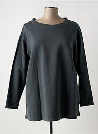 Sweat-shirt stretch manches longues gris ISCHIKO femme