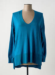 Pull stretch manches longues bleu MASAI femme
