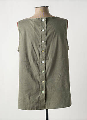 Top sans manche sans manche vert VETONO femme
