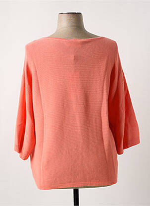 Pull col bateau manches 3/4 rose CREAM femme