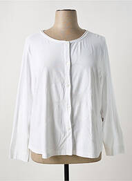Gilet manches longues stretch blanc VETONO femme