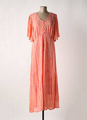 Robe longue orange CREAM pour femme seconde vue