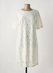 Robe mi-longue beige FLEUR DE SEL pour femme seconde vue