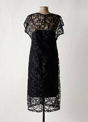 Robe mi-longue noir MALOKA pour femme seconde vue