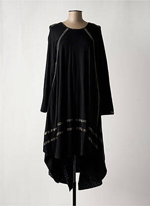 Robe mi-longue noir RHUM RAISIN pour femme