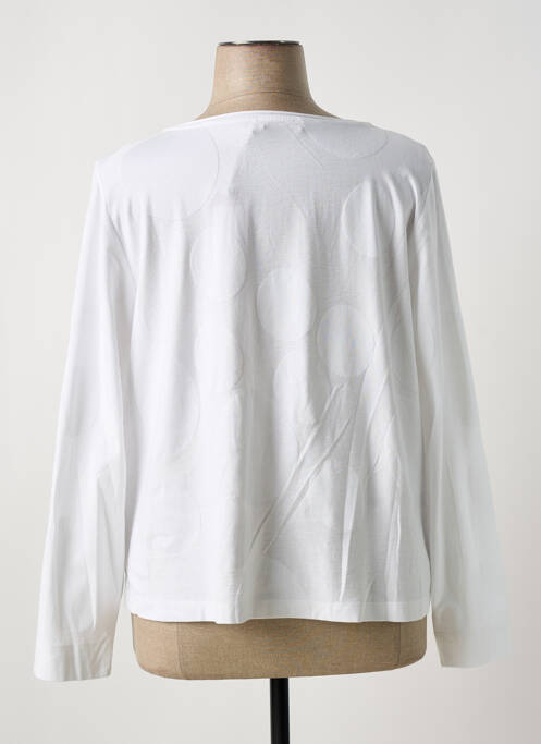 Gilet manches longues blanc VETONO pour femme