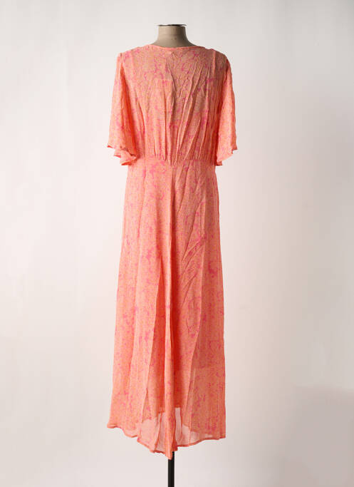 Robe longue orange CREAM pour femme