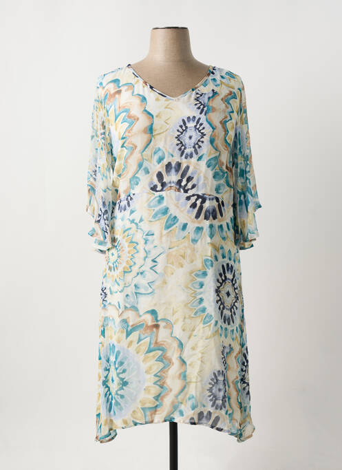 Robe mi-longue beige CREAM pour femme