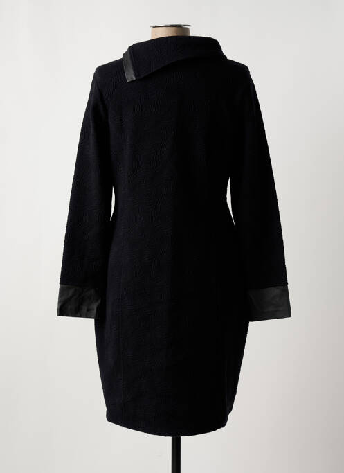 Robe mi-longue noir MALOKA pour femme