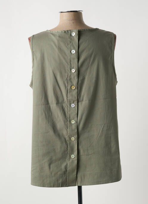 Top vert VETONO pour femme