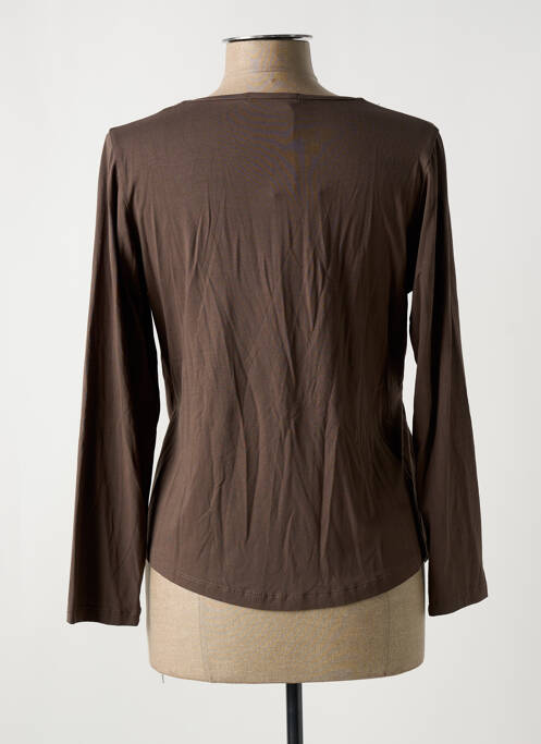 T-shirt marron MALOKA pour femme