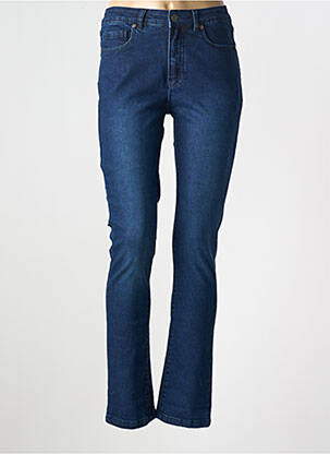 Jeans coupe slim poches bleu ORIENTIQUE NATURALLY femme
