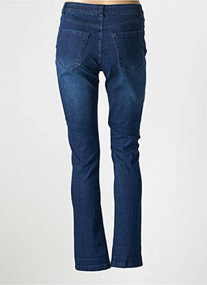 Jeans coupe slim poches bleu ORIENTIQUE NATURALLY femme