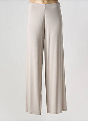 Pantalon large coupe fluide beige LOTUS EATERS femme
