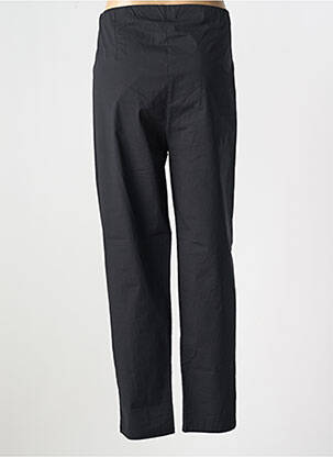 Pantalon droit taille élastique noir ORIENTIQUE NATURALLY femme