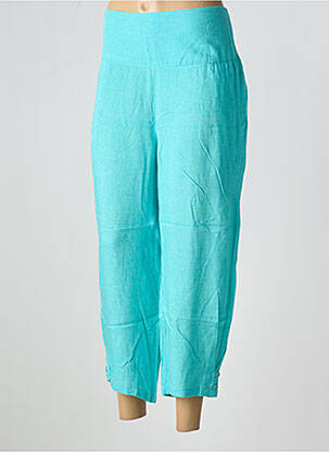 Pantalon 7/8 bleu ORIENTIQUE NATURALLY femme