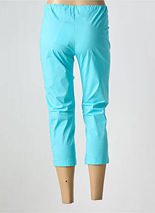 Pantacourt taille élastique bleu ORIENTIQUE NATURALLY femme