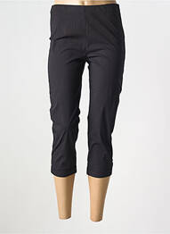 Pantacourt taille élastique noir ORIENTIQUE NATURALLY femme