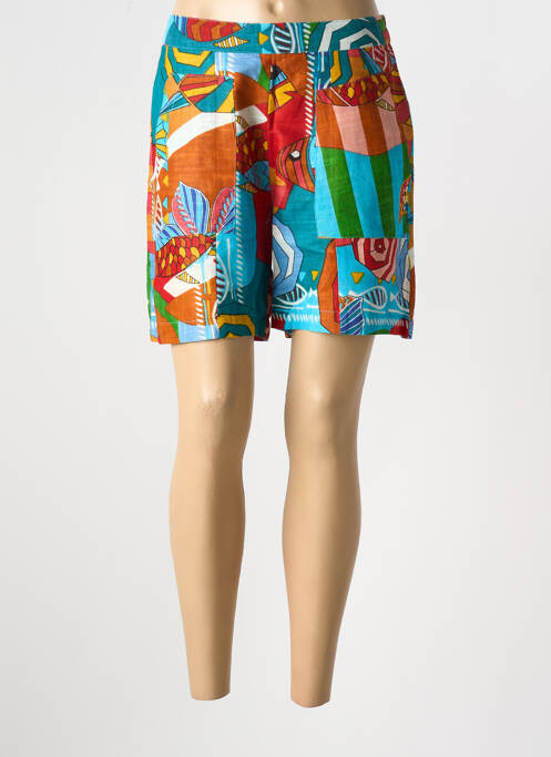 Bermuda bleu ORIENTIQUE NATURALLY pour femme