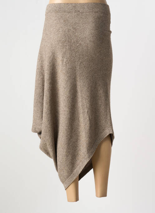 Jupe longue beige ELEMENTE CLEMENTE pour femme