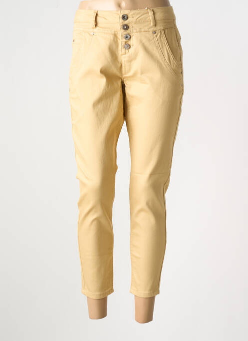 Pantalon 7/8 beige CREAM pour femme