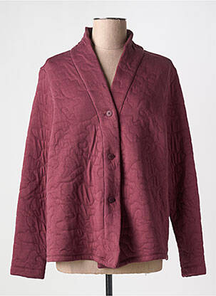Veste casual coupe droite violet MES SOEURS ET MOI femme