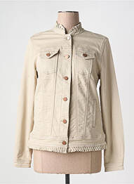 Veste casual col rond beige CREAM femme