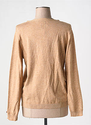 Gilet manches longues coupe cintrée marron CREAM femme