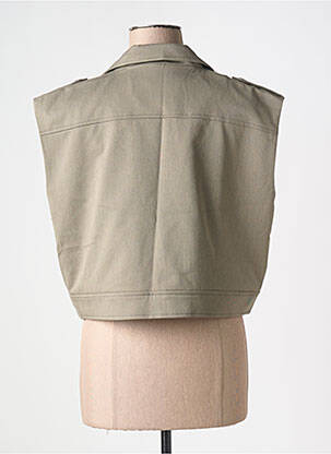 Veste casual col tailleur vert CREAM femme
