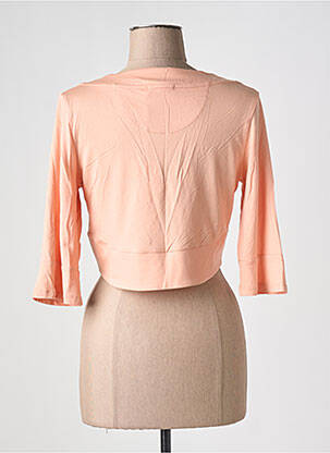 Boléro maille fine orange MYRINE femme