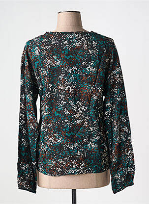 Blouse imprimé fantaisie manches longues noir CREAM femme