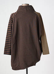 Sweat-shirt marron URBAN BY ALEMBIKA pour femme seconde vue