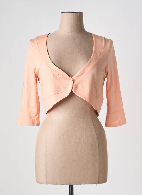 Boléro orange MYRINE femme