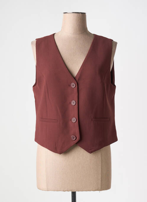 Gilet sans manche marron CREAM pour femme