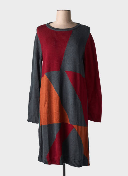 Robe pull gris ORIENTIQUE NATURALLY pour femme