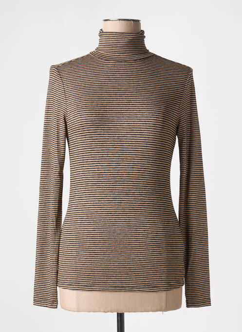 T-shirt marron CREAM pour femme