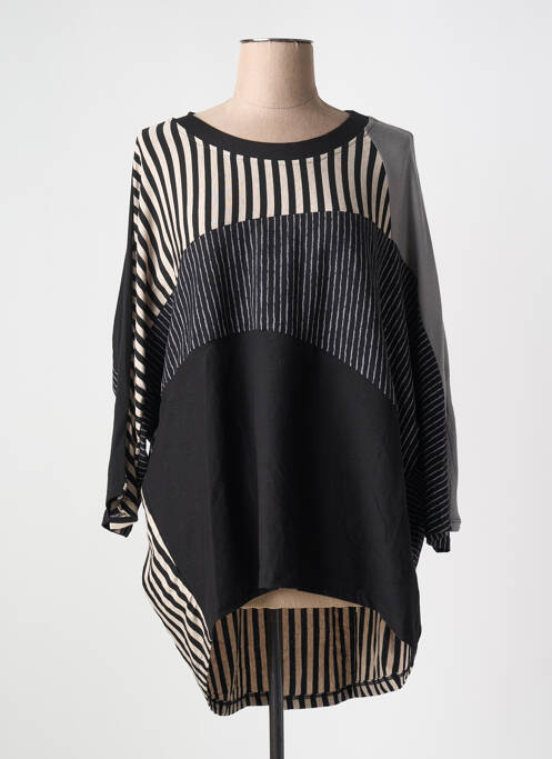 T-shirt noir URBAN BY ALEMBIKA pour femme