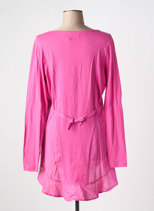 Tunique manches longues rose MYRINE pour femme
