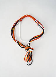 Sautoir orange LUUKAA femme