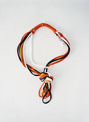 Sautoir orange LUUKAA femme