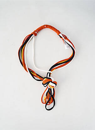 Sautoir orange LUUKAA pour femme