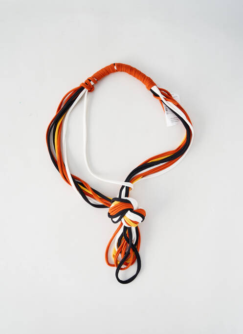 Sautoir orange LUUKAA femme