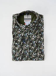 Chemise manches longues imprimé fantaisie vert DARIO BELTRAN homme