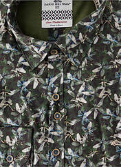 Chemise manches longues vert DARIO BELTRAN pour homme seconde vue