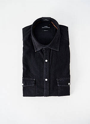 Chemise manches longues coupe cintrée noir MISE AU GREEN homme