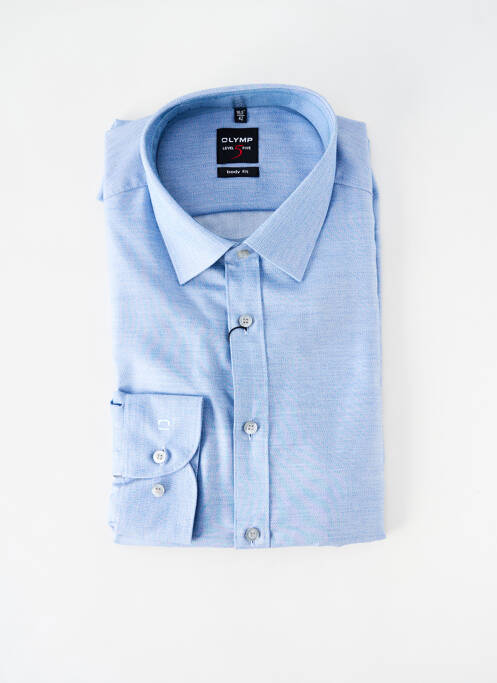 Chemise manches longues bleu OLYMP pour homme