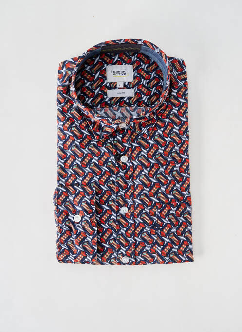 Chemise manches longues orange CAMEL ACTIVE pour homme