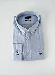 Chemise manches longues fermeture boutonnée sur le devant bleu FYNCH-HATTON homme