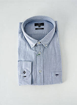 Chemise manches longues fermeture boutonnée sur le devant bleu FYNCH-HATTON homme