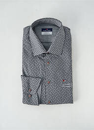 Chemise manches longues poches poitrine gris JUPITER homme